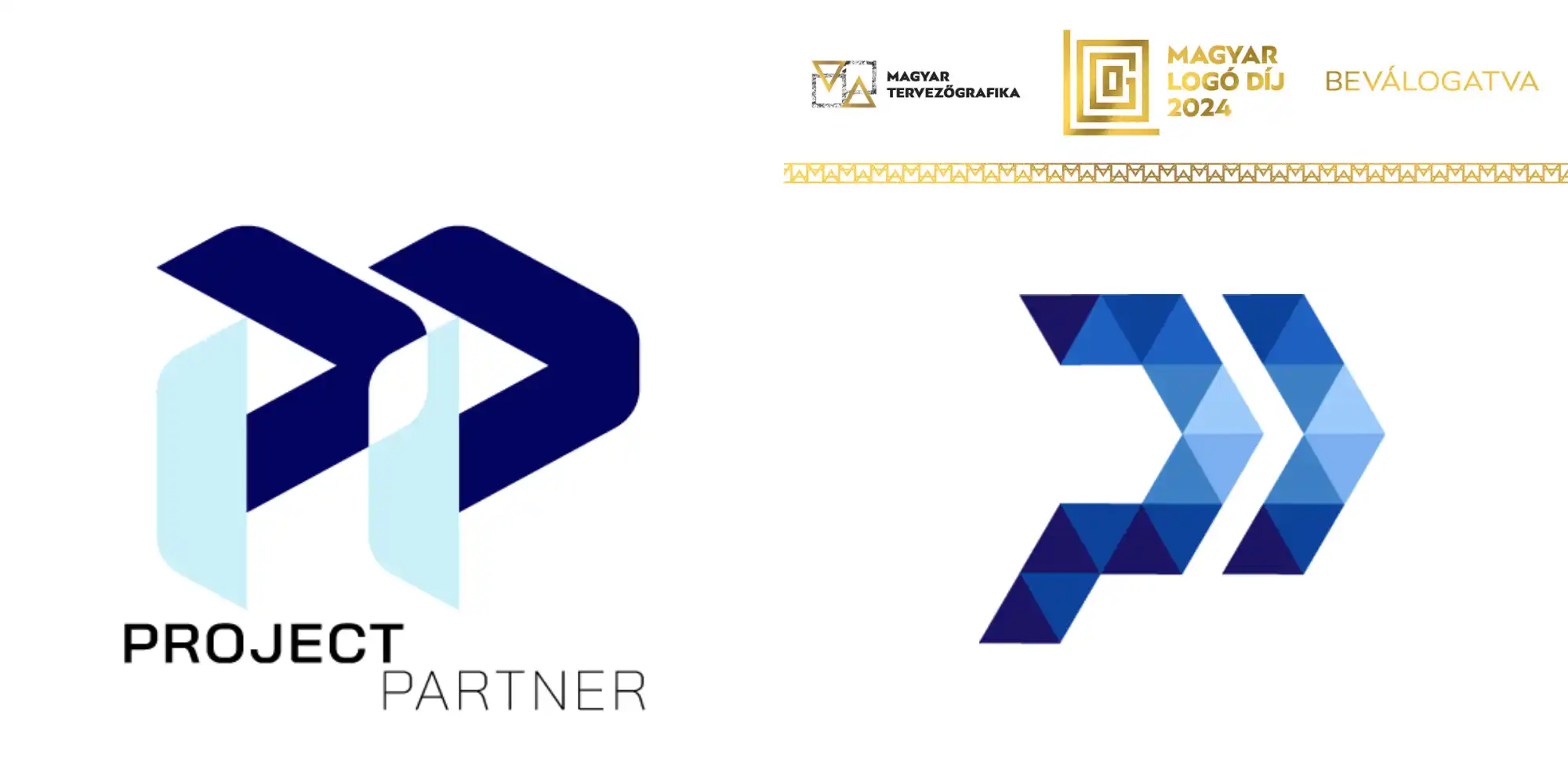 régi és új logó a Projekt Partner részére